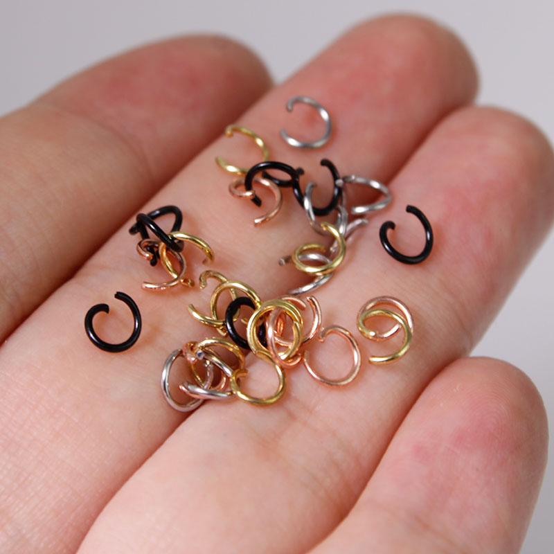 200 peças 4/5mm de aço inoxidá - Jewelry Making Jump Rings avaliação e preço
