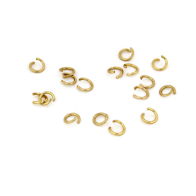 200 peças 4/5mm de aço inoxidá - Jewelry Making Jump Rings avaliação e preço