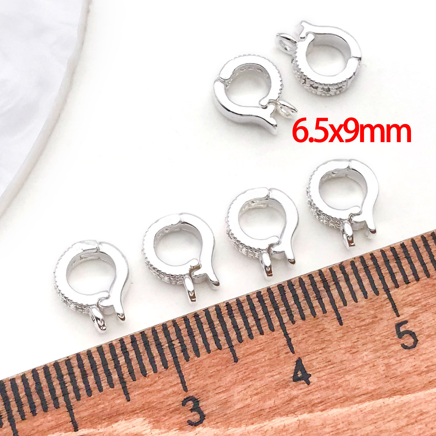 5 pçs 18k real banhado a ouro  - Jewelry Making Charms avaliação e preço