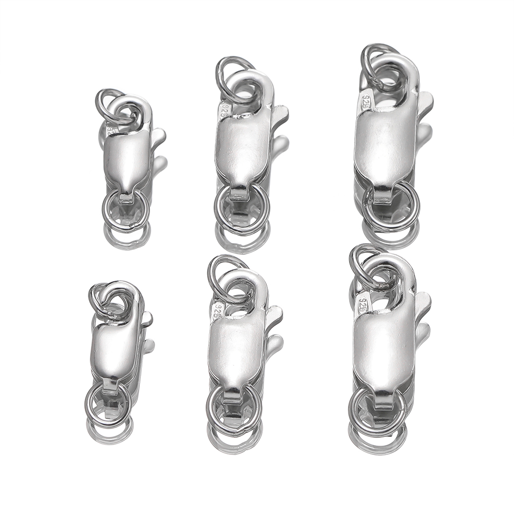 2 Peças de Fechos Lagosta em P - Lobster Clasp Silver avaliação e preço