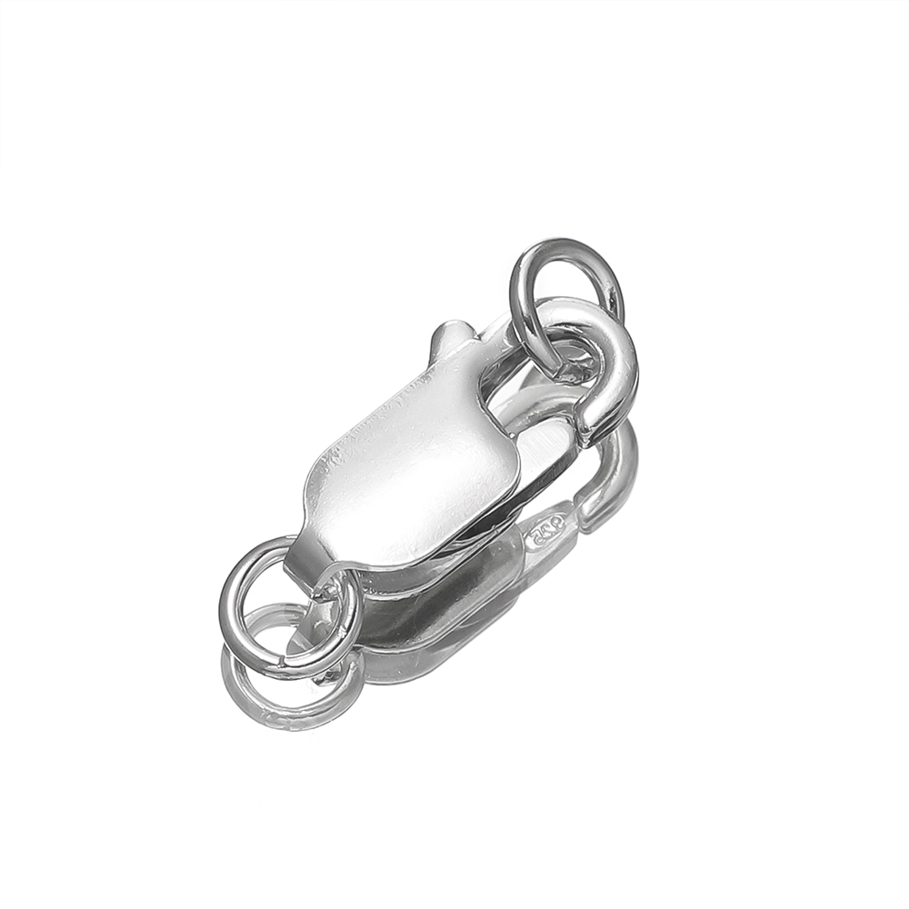 2 Peças de Fechos Lagosta em P - Lobster Clasp Silver avaliação e preço