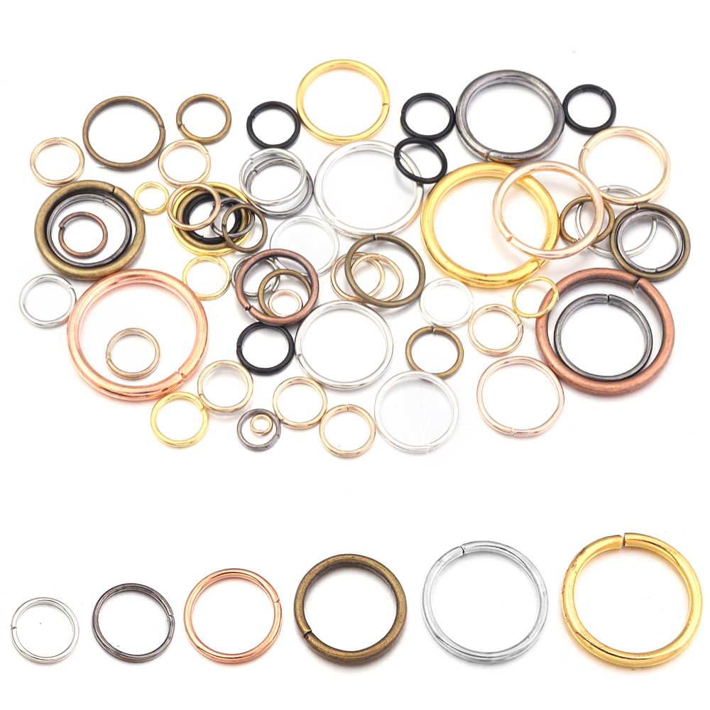 50-200 Peças/Lote Argolas Aber - Jewelry Making Jump Rings avaliação e preço