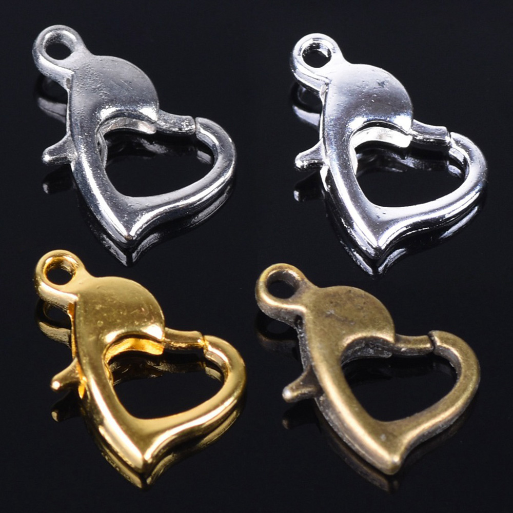 30 pces 12x8mm ouro/prata/bron - Lobster Clasp Silver avaliação e preço