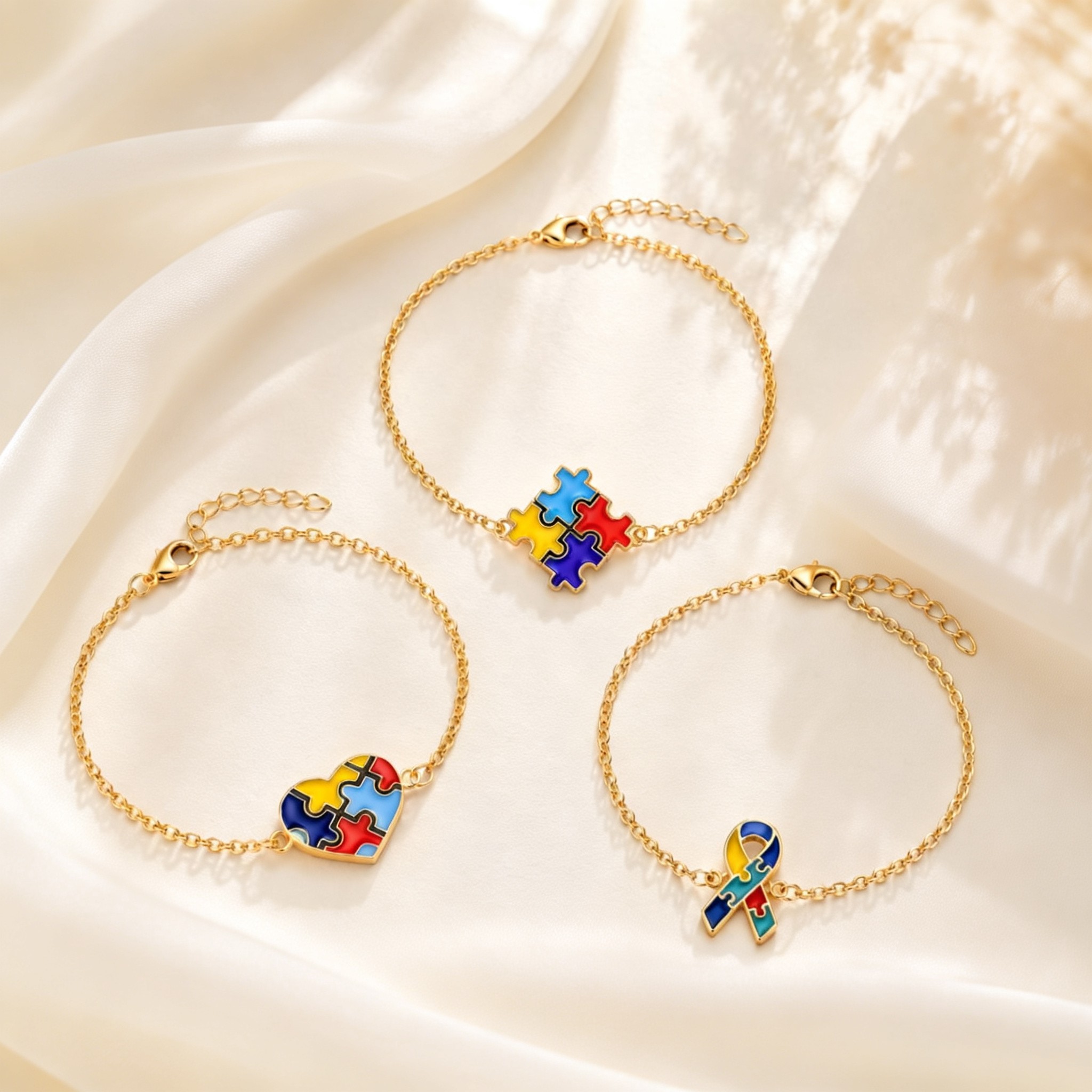 Conjunto de 3 Pulseiras de Ale - Jewelry Making Game avaliação e preço