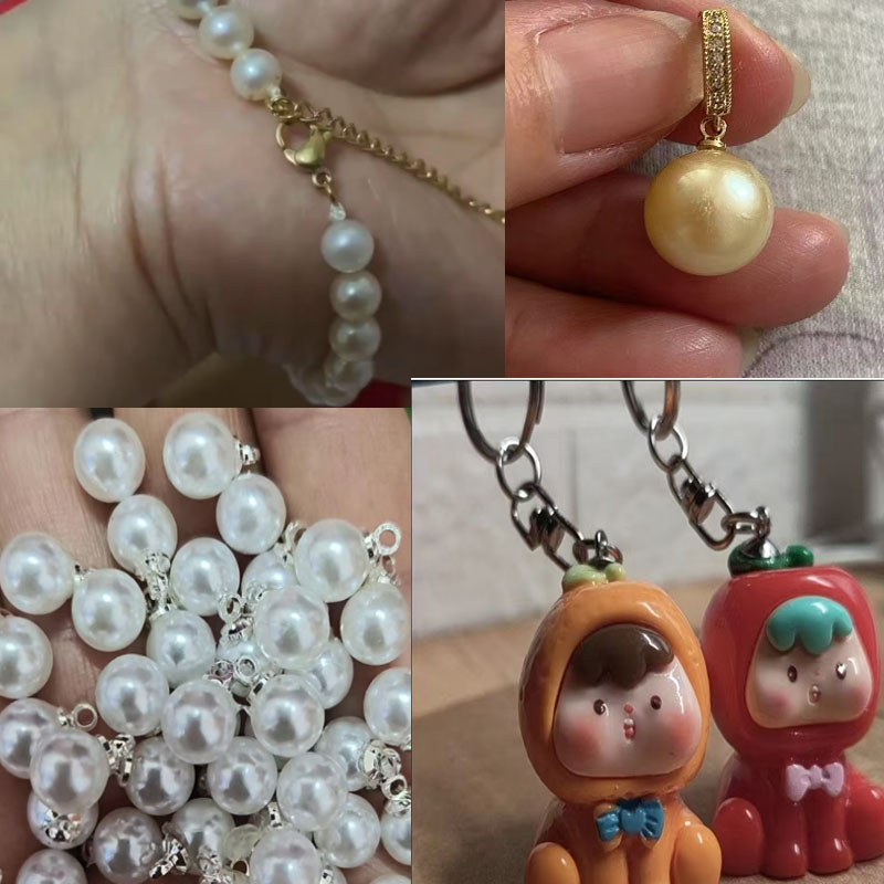 20 peças 4/5/6/8/10mm contas d - Jewelry Making Charms avaliação e preço