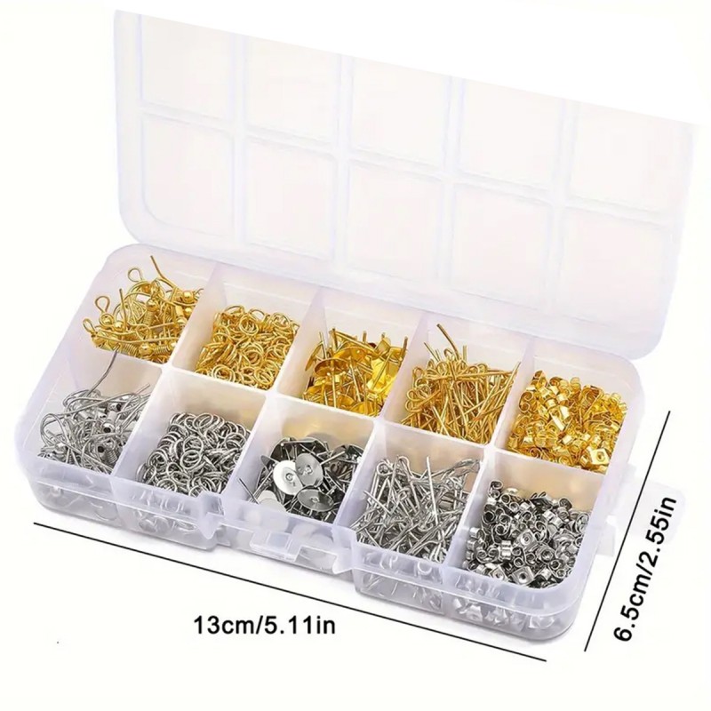 Conjunto de 1 Caixa com Gancho - Jewelry Making Organizer Box avaliação e preço