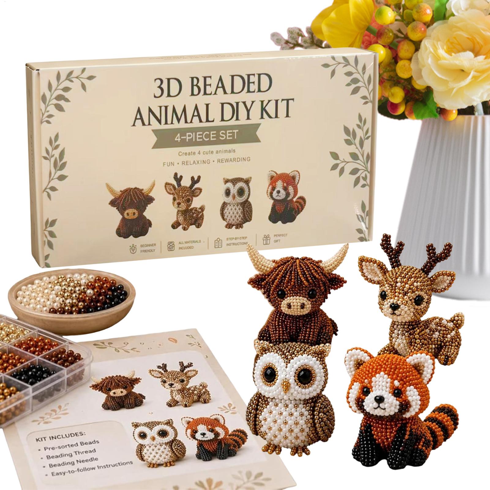 Kit de Animais em Contas 3D, C - Jewelry Making For Beginners avaliação e preço